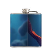 Niedliche Kreatur Flachmann (Rückseite)