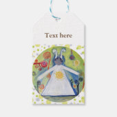 Niedliche Kreaturenkidner-Geschenkmarken Geschenkanhänger (Vorderseite)