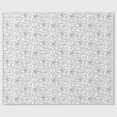 Niedliche Krebse färben Ihr Schwarz-weißes Muster Geschenkpapier (Flach)