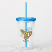 Niedliche Krebserkrankung Acryltrinkbecher (Vorderseite)