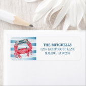 Niedliche Krebserkrankung Seeweg Rücksendeadresse (Insitu)