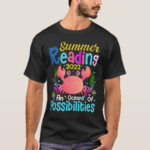 Niedliche Krebsozeane mit Möglichkeiten Sommerlese T-Shirt