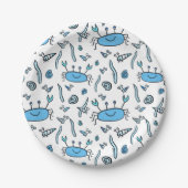 Niedliche Krebstiere Junge Happy Birthday Paper Pl Pappteller (Vorderseite)