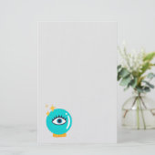 Niedliche Kristallkugel Briefpapier (Stehend Vorderseite)