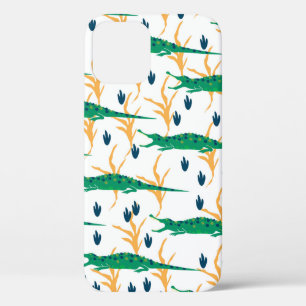 Niedliche Krokodile nahtlos. Cartoon Tiere. Case-Mate iPhone Hülle