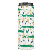 Niedliche Krokodile nahtlos. Cartoon Tiere. Thermosbecher (Rückseite)