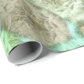 Niedliche Kronleuchter in Pastellfarben Geschenkpapier (Rolleneckpunkt)