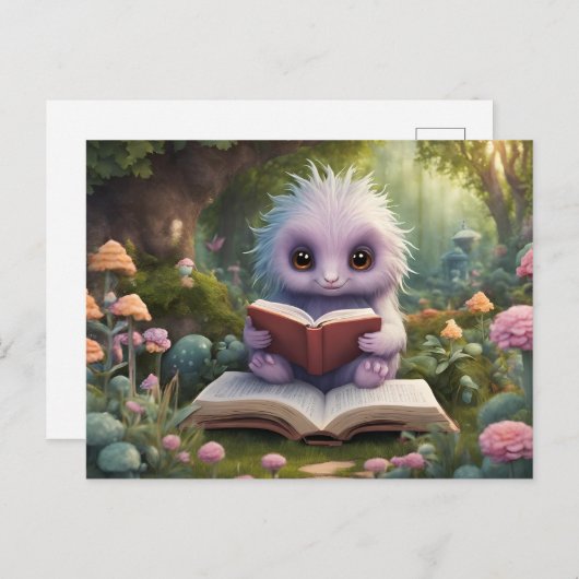 Niedliche Kryptid-Postkarte Postkarte (Vorne/Hinten)