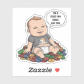 Niedliche Kryptokid Aufkleber (Blatt)