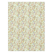 Niedliche Küche Geschirr Grüne Tischdecke (Vorderseite)