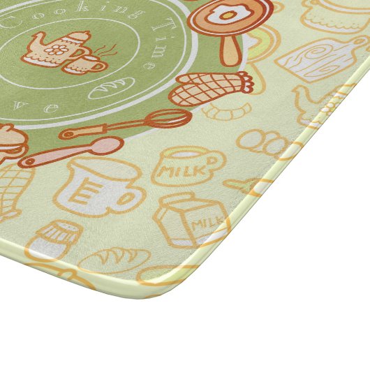 Niedliche Küche Grün Schneidebrett (Ecke)