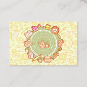 Niedliche Küche Grün Visitenkarte (Vorderseite)