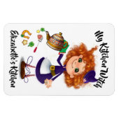 Niedliche Küche Hexe / Hütte Hexenmagnet Magnet (Horizontal)