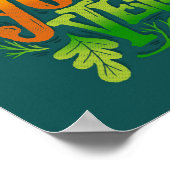 Niedliche Küche | Iss deine Veggies Poster (Ecke)