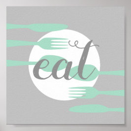 niedliche Küche - Kunst im modernen Stil Poster