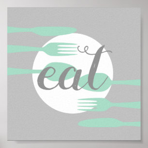 niedliche Küche - Kunst im modernen Stil Poster