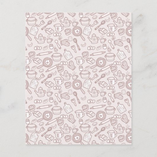 Niedliche Küche Menü Brown (Hinten)