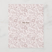 Niedliche Küche Menü Brown (Hinten)