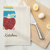 Niedliche Küche mit Namen Geschirrtuch (Viertel Falte)