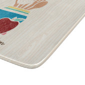 Niedliche Küche mit Namen Schneidebrett (Ecke)