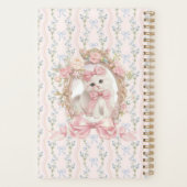 Niedliche Küche mit rosafarbenen Bows & florales N Planer (Rückseite)