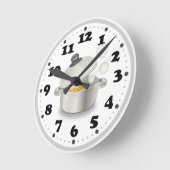 Niedliche Küche Runde Wanduhr (Winkel)