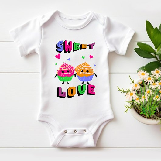 Niedliche Kuchen Baby Strampler