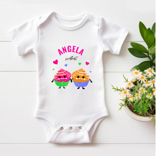 Niedliche Kuchen Baby Strampler