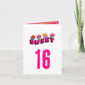 Niedliche Kuchen Feiertagskarte (Vorderseite)