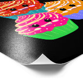 Niedliche Kuchen Fotodruck (Ecke)