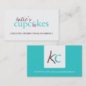 NIEDLICHE KUCHEN-GESCHÄFTS-KARTE VISITENKARTE (Vorne/Hinten)