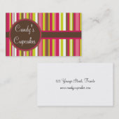 Niedliche Kuchen-Geschäfts-Karte Visitenkarte (Vorne/Hinten)