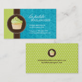 Niedliche Kuchen-Geschäfts-Karten Visitenkarte (Vorne/Hinten)