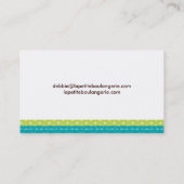 Niedliche Kuchen-Pop-Geschäfts-Karten Visitenkarte (Rückseite)