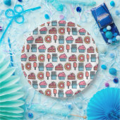 Niedliche Kuchen und Desserts Pappteller (Party)