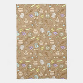 Niedliche Küchengeschirr Brown Geschirrtuch (Vertikal)