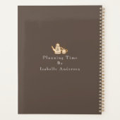 Niedliche Küchengeschirr Brown Planer (Rückseite)