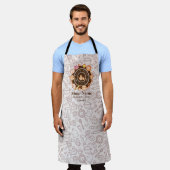 Niedliche Küchengeschirr Brown Schürze (Getragen)