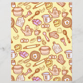 Niedliche Küchengeschirr Gelb (Rückseite)