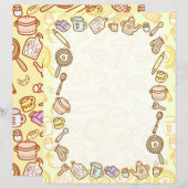 Niedliche Küchengeschirr Gelb (Vorne/Hinten)