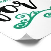 niedliche Kuchenkunst Poster (Ecke)