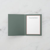 Niedliche Kuchenliebhaber fügen Text hinzu Karte (Innenseite)