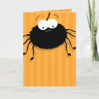 Niedliche Kuddylle Spider Happy Halloween Card Karte