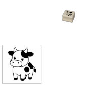 Niedliche Kuh 1x1 Gummistempel (Stempel)