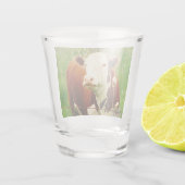 Niedliche Kuh 4 Cent Schnapsglas (Rückseite)