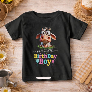 Niedliche Kuh Bauernhof Tiere 2. Geburtstagsfeier Baby T-shirt