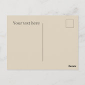 Niedliche Kuh-Blume hinzufügen Postkarte (Rückseite)