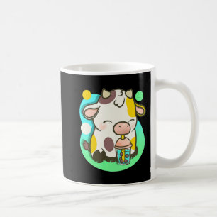 Niedliche Kuh Boba Tea Bubble Tee Anime Kawaii Kaffeetasse