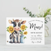 Niedliche Kuh, die wir umgezogen haben Ankündigung (Stehend Vorderseite)