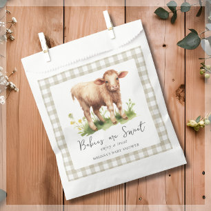 Niedliche Kuh Farm Animal Baby Dusche Geschenktütchen
